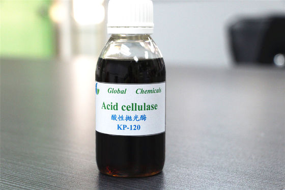 High Concentration Acid Cellulase Enzyme , Biopolishing Enzyme For Textile Industry