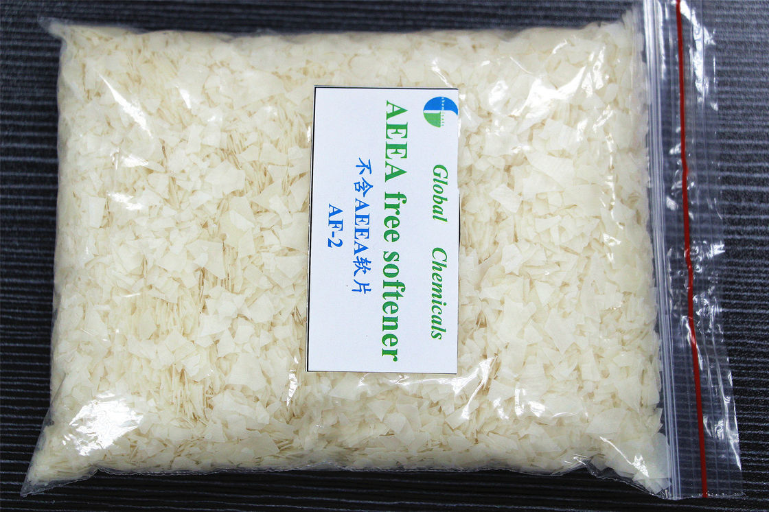 Alkali Resistance Cationic Softener Flakes AF -2 With Good Salt Resistance