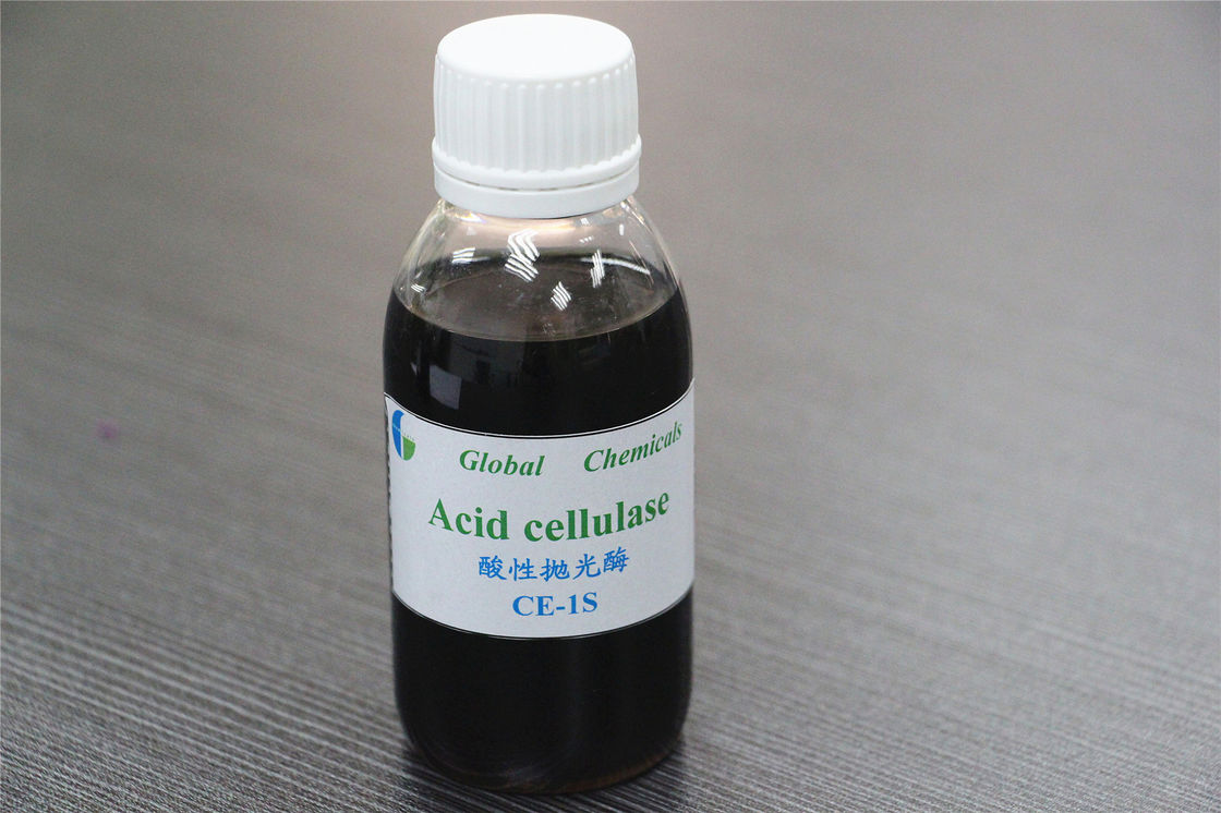 Low Weight Brown Acid Cellulase Enzyme CE -1S For Denim Washing Chemical