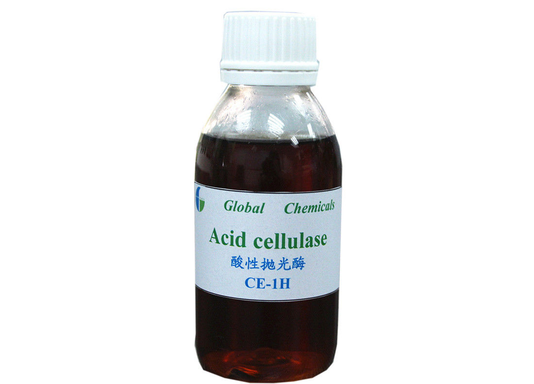 Fabric Biopolishing Treatment Acid Cellulase enzyme CE - 1H For Denim Fabric