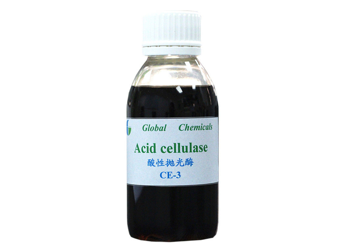 SGS Chemical Acid Cellulase Enzyme CE - 3 For Textile Bio Polishing Process