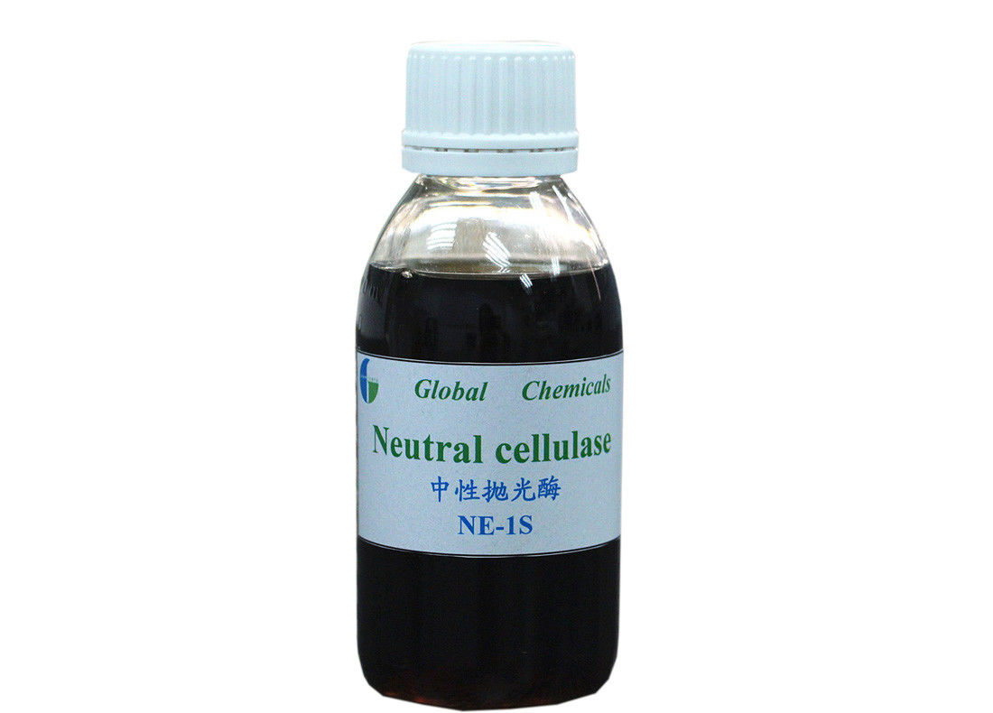 Yellow Brown Liquid Neutral Cellulase Enzyme NE - 1S For Biopolishing Conzyme