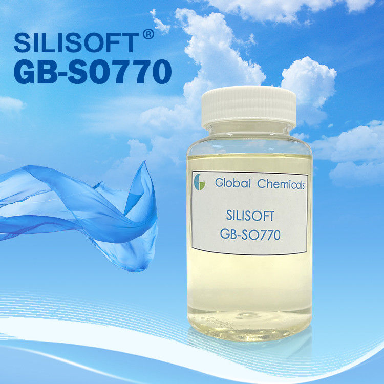 Low Yellowing Silicone Agent SILISOFT GB-SO770 With Excellent Slippery / Soft Handle