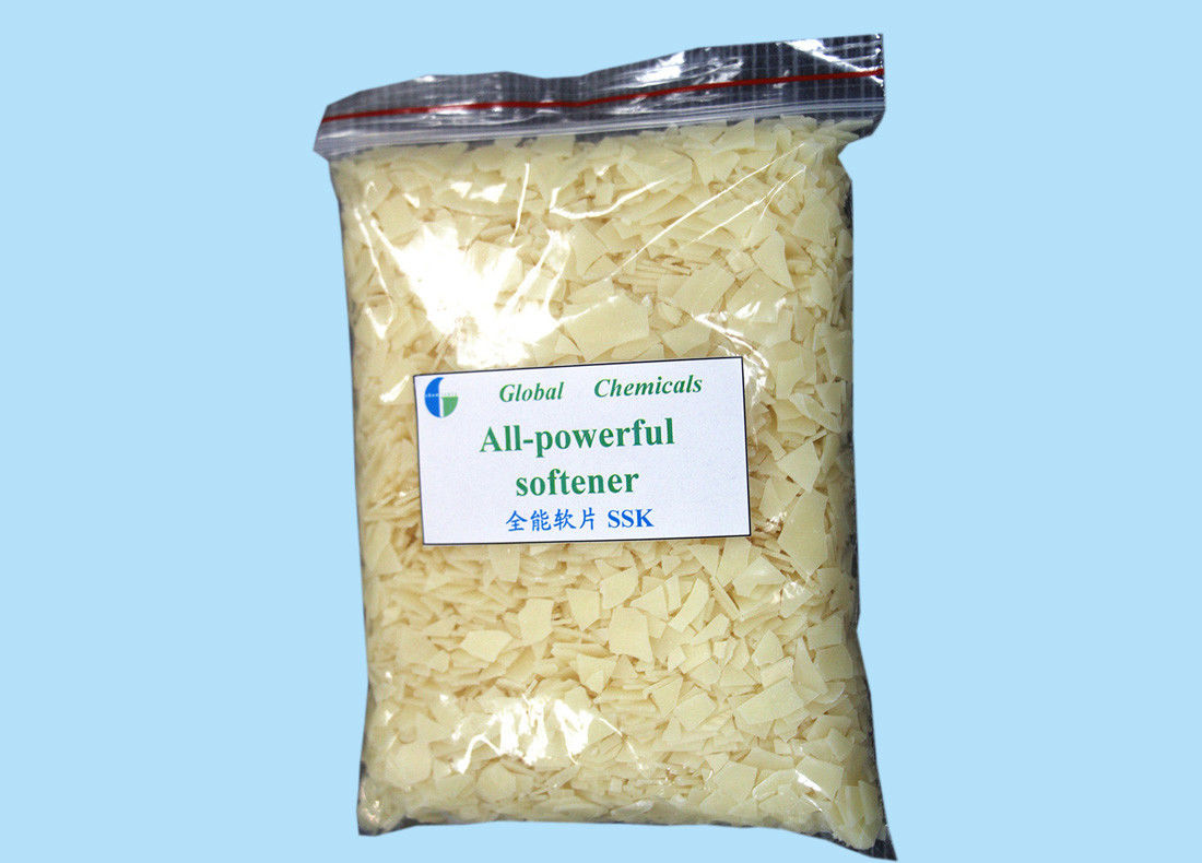 Hot Water Soluble All - Powerful Weak Cationic Cationic Softener Flakes Low Yellowing