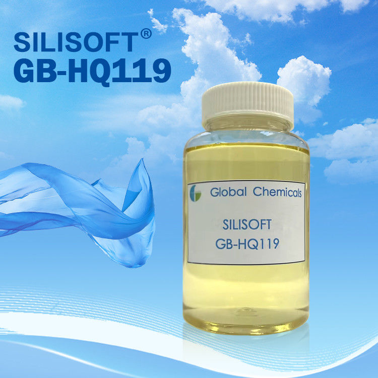 High Concentration Hydrophilic Silicone SILISOFT GB-HQ119 For Handle Finishing Of Cotton T/C Woven Printing Fabrics
