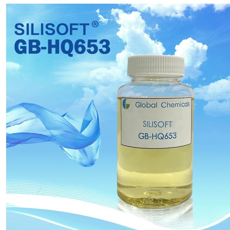 Chemical Fiber Soft Fluffy Silicone SILISOFT GB-HQ653 With Low Yellowing No Effect On Shade Of The Fabric