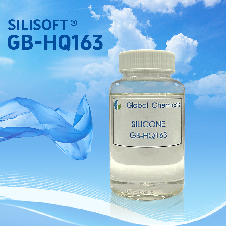 Delicate & Soft Hydrophilic Silicone SILISOFT GB-HQ163 Very Low Yellowing, No Effect On The Whiteness And Shade Of The Fabrics