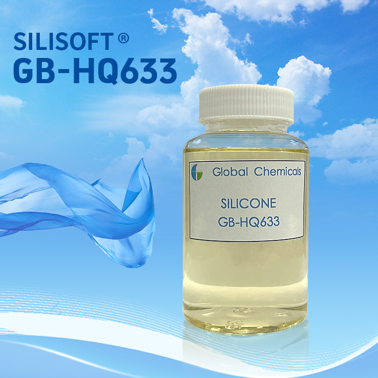 Low Yellowing Block Soft Silicone SILISOFT GB-HQ633 Used For Chemical Fiber Fabrics, With Super Soft Effect