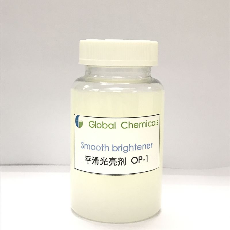 Chemicals Auxiliary Agent Smooth Brightener OP-1 Macro Oxosilane For Leather , Denim And Yarns