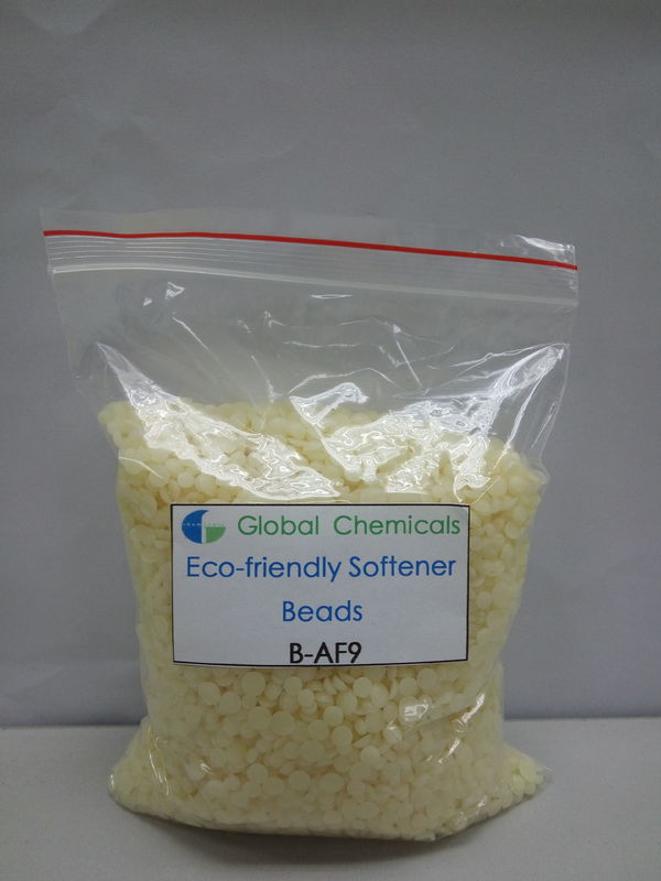AEEA Free Softener Beads B-AF9 Fatty Acid Orgnic Amine Compounds For Cotton , Linen