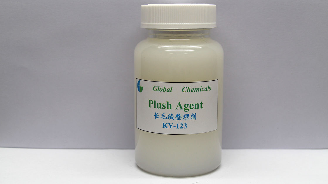 Weak Cationc Multi-actives Amino Silicone Milky White Plush Finishing Agent KY - 123