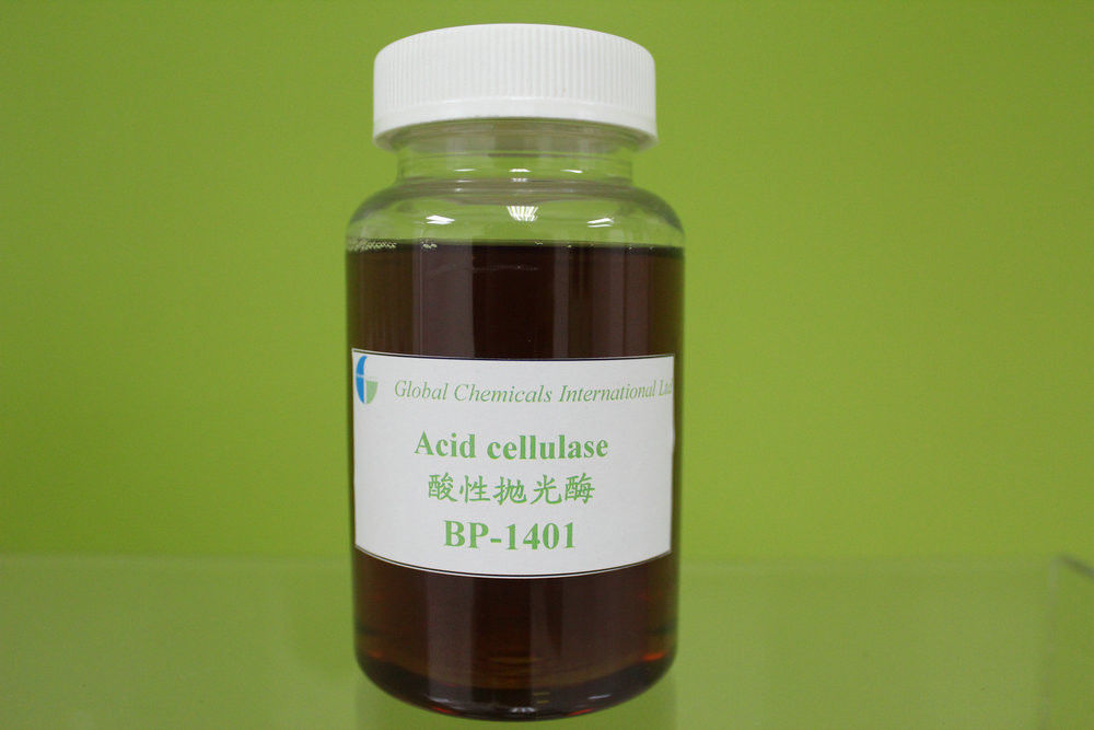 High Efficiency Acid Cellulase , Textile Enzyme For Linen Biopolishing Treatment