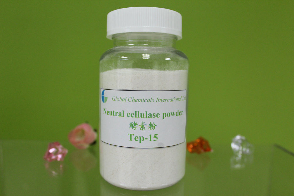 White Powder , Polishing Cellulases Enzymes Tep For Denim Washing