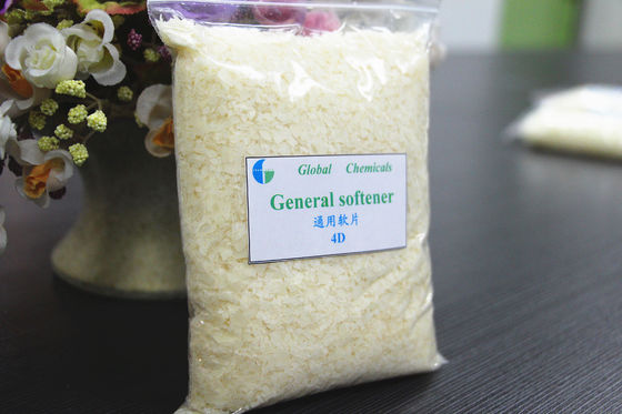 Pale Yellow General Softener Flake SOULBIO 4D Dyeing House Use