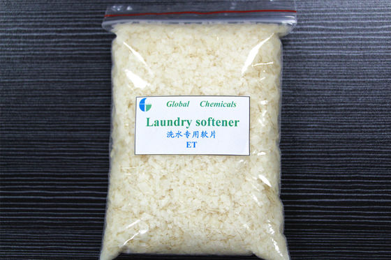 Textile Auxiliaries Weak Cationic Softener Flakes For Washing Plant