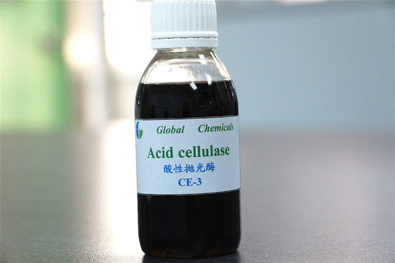 Textile Biopolishing Acid Cellulase Enzyme For Fabric Finishing Auxiliary