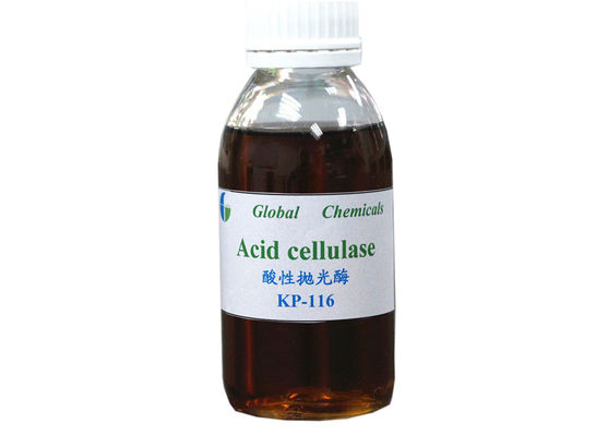 Denim Washing Acid Bio Polishing Enzyme KP - 116 Low Weight / Strength Loss
