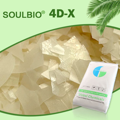 Hot Water Soluble Weak Cationic Softener Flakes 4D - X For Laundry Pale Yellow
