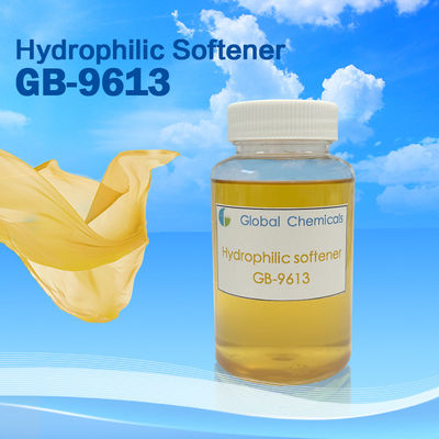 Pale Yellow Liquid High Concentration Hydrophilic Cationic Softener GB-9613