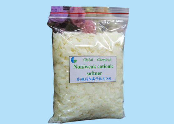 Hydrophilic Antistatic Nonionic / Weak Cationic Softener Pale Yellow Flakes