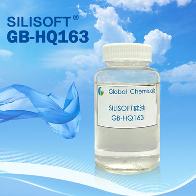 Delicate & Soft Hydrophilic Silicone SILISOFT GB-HQ163 For Nylon , Spandex , Polyester And Chemical Fiber Fabrics