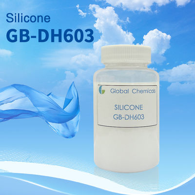 Silicone Softener Emulsion GB-DH603 For Cotton Rayon Modal Blended Fabric Knitted Mainly To Achieve Excellent Slippery Soft Handle