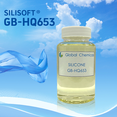 Chemical fiber soft & fluffy silicone SILISOFT GB-HQ653 with Low yellowing and no effect on shade of the fabric