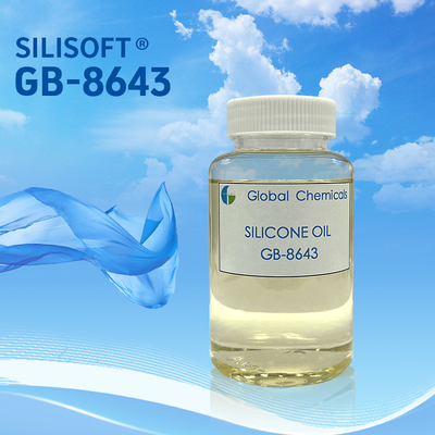 High Stability Hydrophilic Silicone SILISOFT GB-8643 For Woven Pure Cotton Home Fabric, Reactive Printed Fabric, Coating Printed Fabric, Rayon Printed Fabric