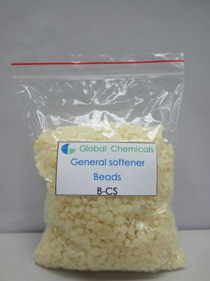 PH Value 3.0 Cationic Softener Flakes Softening Finishing To Fabric For Dyeing House And Washing Plants
