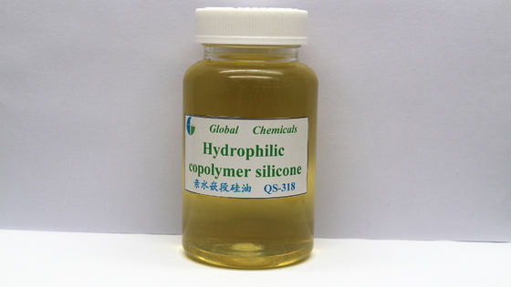 Pale Yellow Transparent Organic Silicone Block Copolymer Oil QS-318