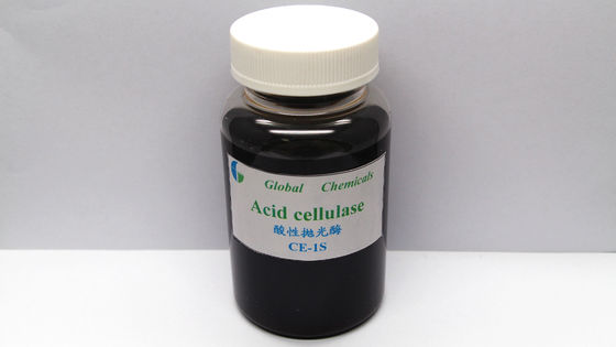 Brown Liquid Textile Enzymes Acid Cellulase Enzyme CE-1S Strength Loss