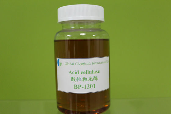 Acid Cellulase Enzyme and Bio-polishing Liquid , Chemical Auxiliary Agent