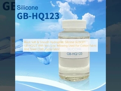 Block Soft & Smooth Hydrophilic Silicone SILISOFT GB-HQ123 With Very Low Yellowing Used For Cotton Fabric And Towel Cloth, Lycra Fabric