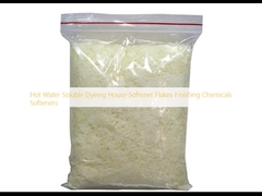 Hot Water Soluble Dyeing House Softener Flakes Finishing Chemicals Softeners