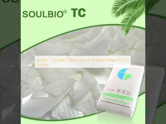 Acrylic / Synthetic Fiber Cationic Softener Flakes TC For Textiles