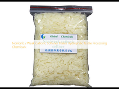 Nonionic / Weak Cationic Softener Flakes Hydrophilic Textile Processing Chemicals