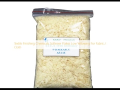 Textile Finishing Chemicals Softener Flakes Low Yellowing For Fabric / Cloth