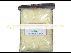 Low Foaming / Low Viscosity Cationic Fabric Softener For Dyeing House PH 4 - 6