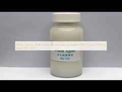 Weak Cationc Multi-actives Amino Silicone Milky White Plush Finishing Agent KY - 123
