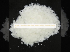 Acrylic / Synthetic Wax Fiber Textile Cationic Softener Flakes TC