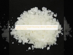 Multifunctional Instant Dissolving Cationic Softeners Flakes GRS For Cotton