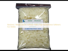 Nonionic / Weak Cationic Softener Flakes High Performance Softeners For Textiles