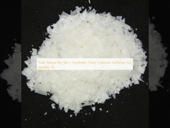 Pale Yellow Acrylic / Synthetic Fiber Cationic Softener for textiles TC