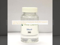 Colorless Amino Silicone Polysiloxane Silisoft 280 Tranparent Fabric Silicone Softener