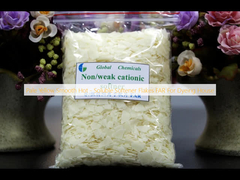 Pale Yellow Smooth Hot - Soluble Softener Flakes FAR For Dyeing House