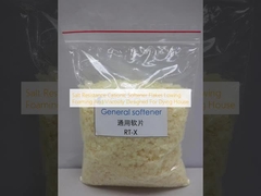 Salt Resistance Cationic Softener Flakes Lowing Foaming And Viscosity Designed For Dying House