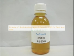 PH Value ≈3 Textile Auxiliary Agent Softener PE-200S For Fabric Anti Static