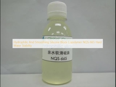 Hydrophilic And Smoothing Silicone Block Copolymer NQS-665 Hard Water Stability