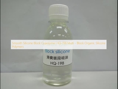 Smooth Silicone Block Copolymer HQ-198 Multi - Block Organic Silicone Polymers