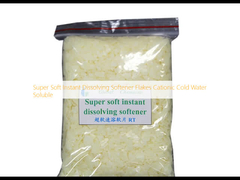 Super Soft Instant Dissolving Softener Flakes Cationic Cold Water Soluble